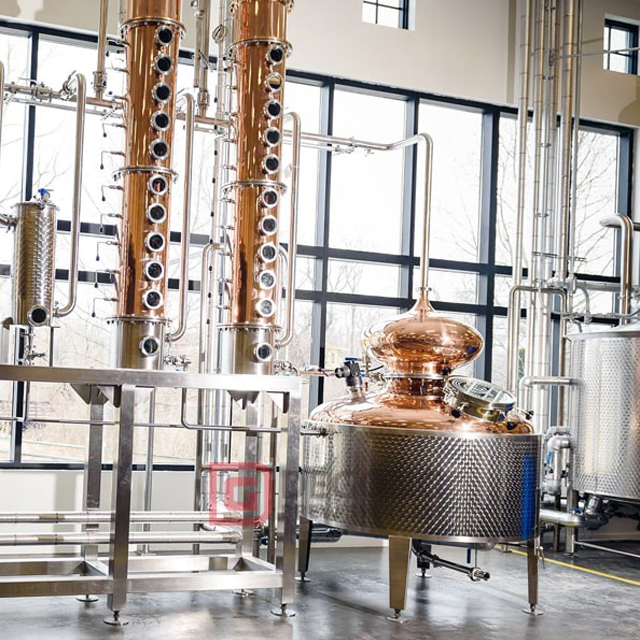 500L Distilling Equipment Copper Distillation Equipment Vodka Distillery Equipments for Sale 