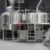 500L stainless steel 2/3 vessel micro beer brewing brewhouse for brew pub/ restaurant 