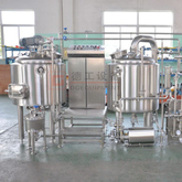 500L Complete Automated Craft Beer Brewing System Three Pot Beer Cooking Equipment with PED Certification
