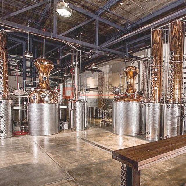 Affordable 600L Distillery Spirits Vodka Making Machine Copper Gin Distillation Equipment 