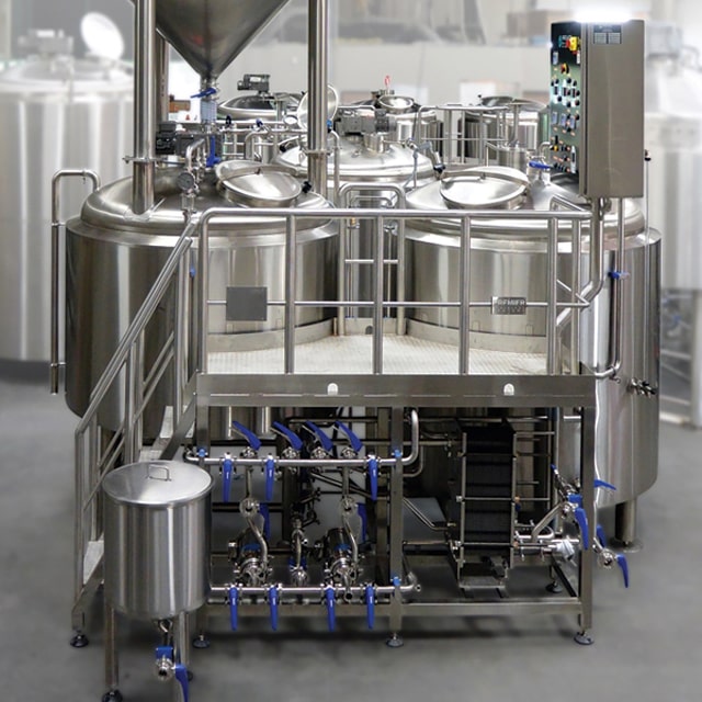 Customized Turnkey Project 300L,500L,600L,1000L,2000L,3000L Brewing Equipment Commercial Breweries Used