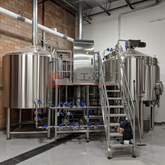 500L 1000L Customized Copper/stainless Steel Brewing System Turnkey Hotel Used Brewery Equipment