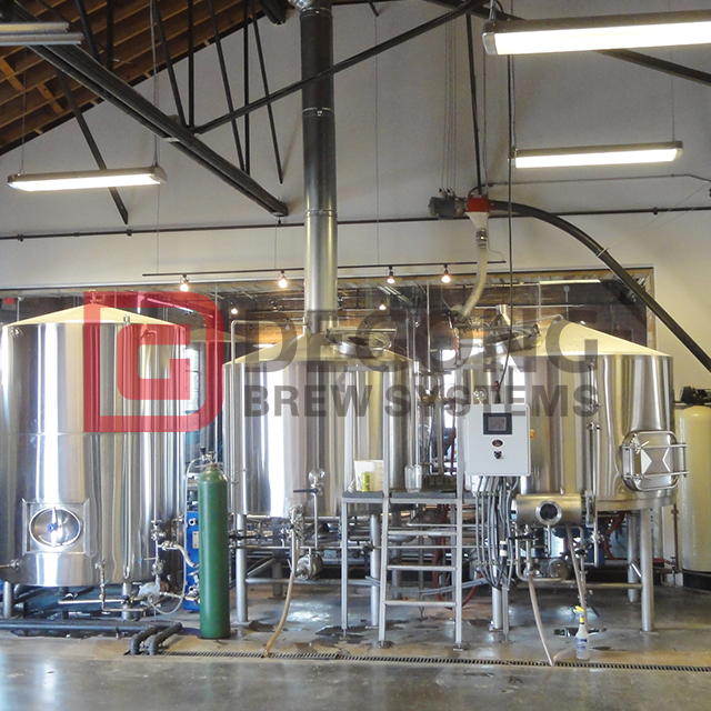  1000l Brewery Equipment Stainless Steel 3vessel with Steam Heated for Sale DEGONG Manufacturer