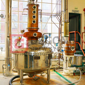 500L alcohol distillery equipment copper distilling equipment for sale for vodka rum