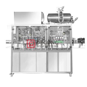 600 Cans/h Beer Canning Machine for Brewery with Pre Evacuation