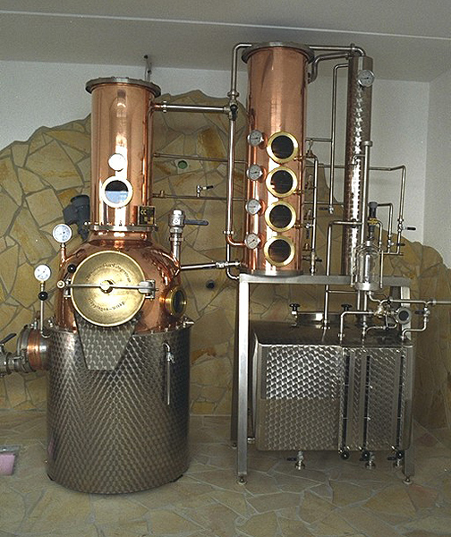 1000L Copper Pot Stills Commercial Distillation Equipment Copper Alcohol Distillation Column for Any Types Distillation Spirits