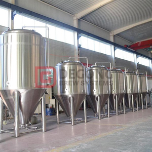 Fermentors customization 7bbl 10bbl 15bbl fermentation tanks with dimple cooling jacket for sale