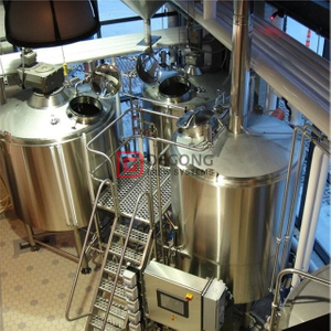 7 BBL 2 Vessel Stainless Steel Brewhouse with Steam Heating Brewery Equipment for Sale