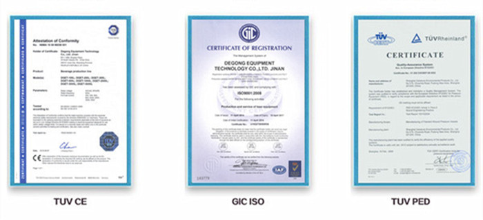 Certificates