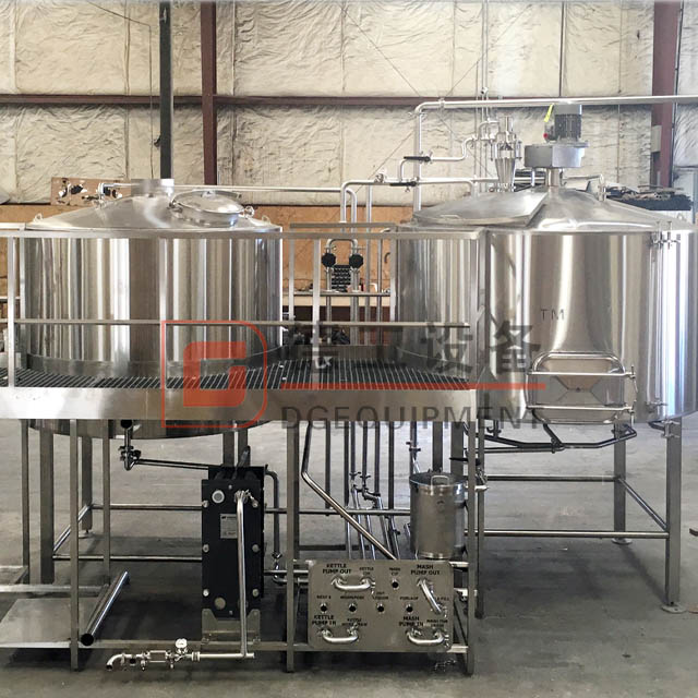 1000L Wheat/barley Beer Brewery Production Plant All Grain Beer Making Machine Manufacturer for Sale