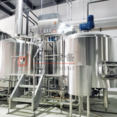 Turnkey 20hL Craft Beer Equipment Combination 3-vessel Mashing System Conical Fermentation Tank for Sale