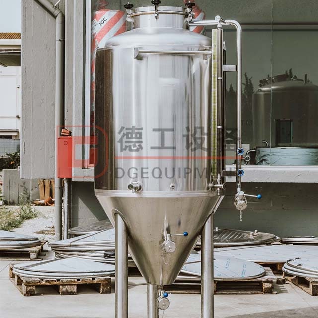 200L 300L 500L Beer Conical Fermenter Beer Fermentation Tank for Small Brewhouse 