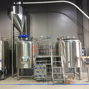 5BBL Industrial/commercial Used Beer Equipment 3 Vessel Brewhouse Beer Mashing System for Sale