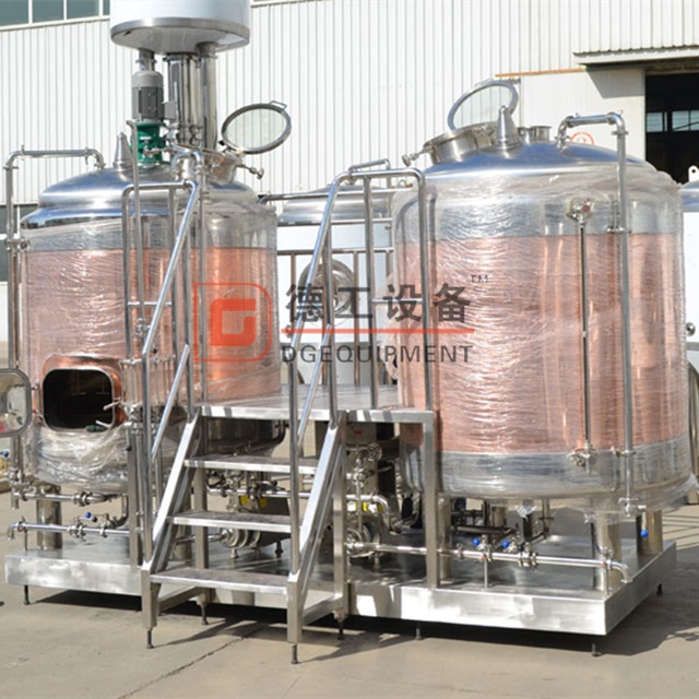 500L craft turnkey red copper beer brewing equipment with CE certificate for sale