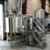 Professional Brewing Equipment 2000L 3 Vessel Brewhouse Heated By Steam Constructed By SS304 For Mashing Process 