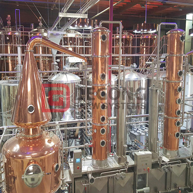 500L Copper still distillery system Personalised alcohol distillery equipment DEGONG