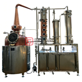 3000L Automatic Whisky Distiller Red Copper Equipment