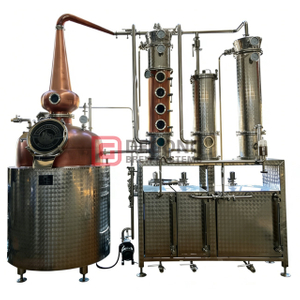 3000L Automatic Whisky Distiller Red Copper Equipment
