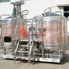 turnkey microbrewery red copper beer brewhouse equipment with CE TUV ISO certificate