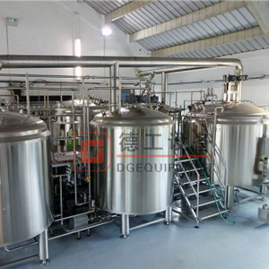 2500L Industrail Stainless Steel Professional Turnkey Brewing Equipment for Craft Brewhouse Unit 