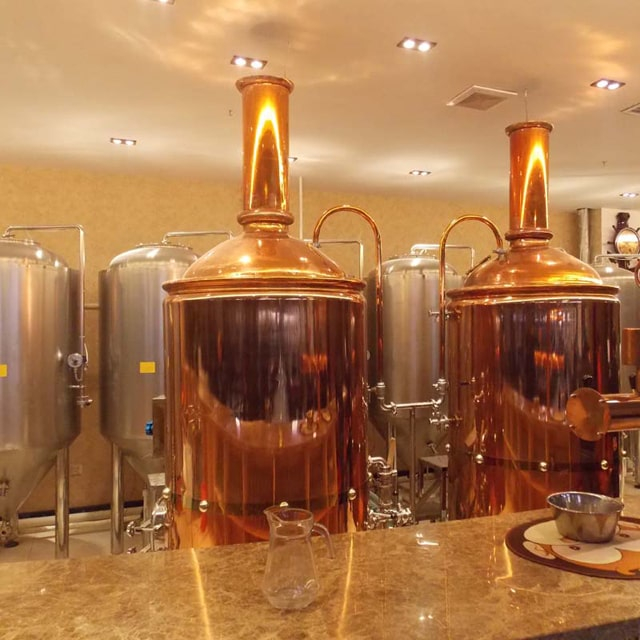 300L Brewpub/restaurant Used Copper Microbrewery Equipment Complete Home Beer Brewing Equipment 