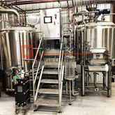 3.5BBL 5BBL 7BBL Beer Cooling Fermenters And 3-vessel Brewhouse Unit Efficiency Beer Equipment Used for Sale