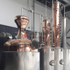 copper distiller manufacturing 1000L steam heating reflux column distillery equipment for sale 