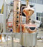 Column still 500L Distillation Equipment Customized Craft Vodka Distiller Near Me