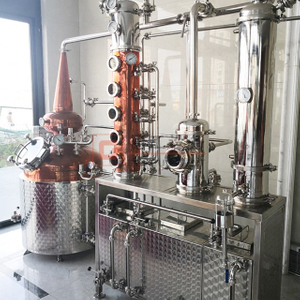200-5000L customized distillery equipment for producing Gin/Whisky/Vodka/Brandy/Tequila/Rum/Bourbon distilling