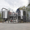 1000L Automatic Control Insulated Food Grade Stainless Steel 304/copper Steam Heated 3 Vessel Beer Brewhouse 