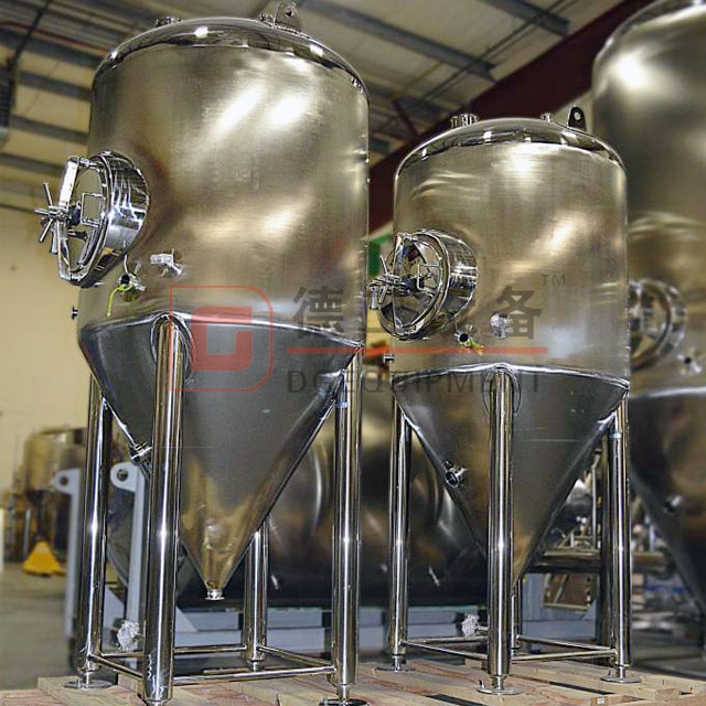 Turnkey 1200L Commercial Beer Brew System Mashing Tun with Steam Heating Conical Fermentation Tank for Sale