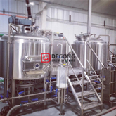 1000L Double Insulated Steam Heating Turnkey Gravity Beer Brewing Equipment Complete Brewery Plant