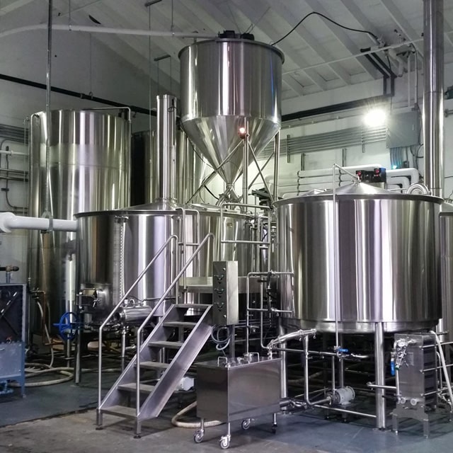 Custom Professional Turnkey PLC Control Combined Insulated 1000L Brewing System Brewey Tank for Sale