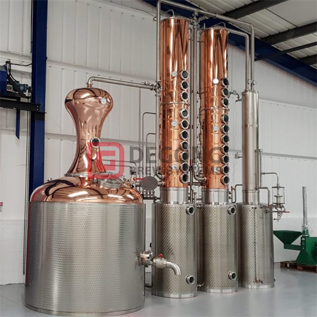 Whisky, Brandy, Rum, Gin Pot still Column Distilling 1000liter 2000liter for Distillery 