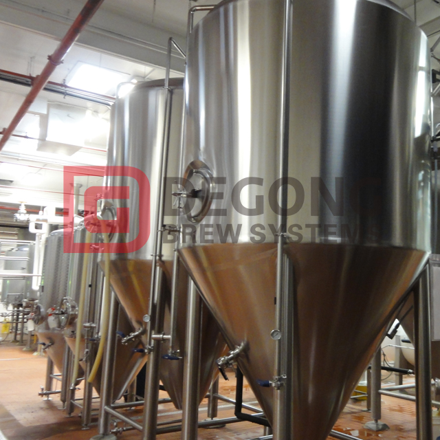 Beer Fermentation Process Brewery Fermenting Vessel 1000L 2000L Size in Stock