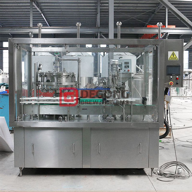 2000 Cans/h Beer Canning Machine Isobaric Filling for Brewery