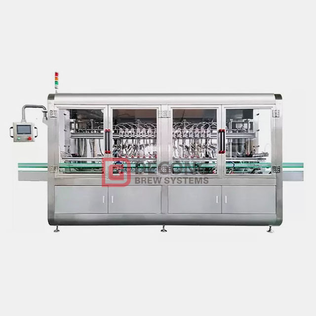 14 Head Overflow Filling Machine For Continuous Liquid Bottling