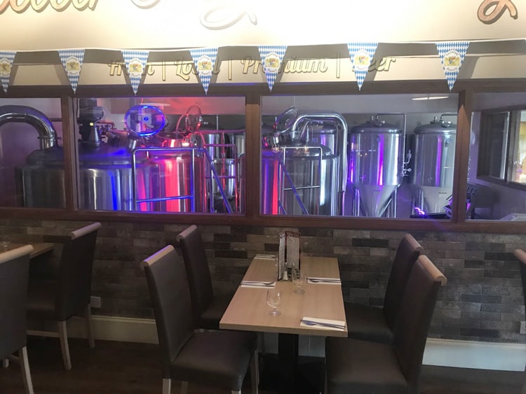 DEGONG brewing equipment in brewpub