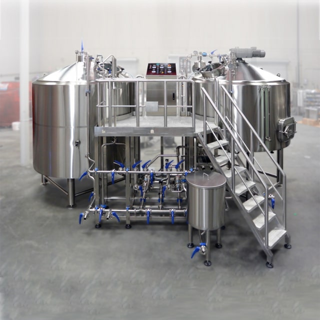 Customized Turnkey Project 300L,500L,600L,1000L,2000L,3000L Brewing Equipment Commercial Breweries Used