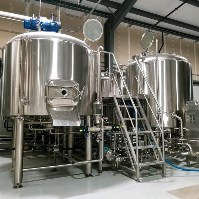 1000L Complete Brewery Equipment Industrial Mash Lauter Brew Kettle ...