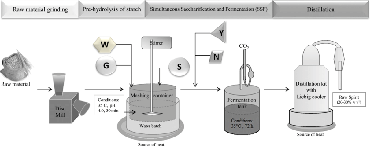The formation and influence of acid in saccharification process