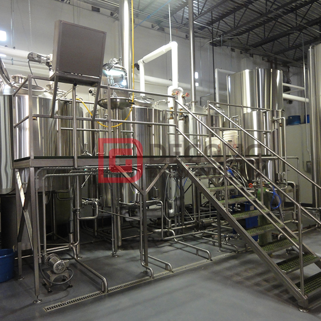 DEGONG Supplier Large Scale Brewing Equipment with FV Bright Beer Tank 2000L 5000L Size