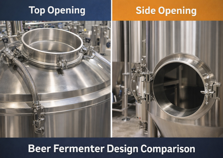 Top VS Side Opening Beer Fermenters: Key Differences, Advantages And How To Choose