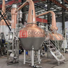 2000L Professional Whiskey Distillation Line Copper Pot