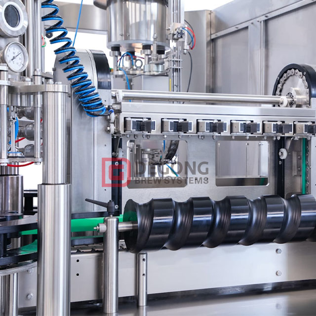 1000 Bottles/H Beer Filling Machine For Glass Bottles And Cans