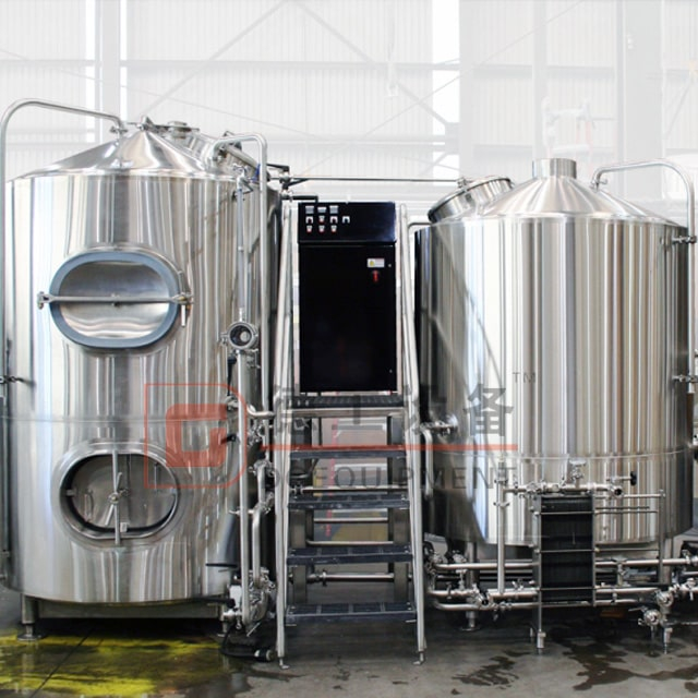 500L Self Brewing Equipment Craft Microbrewery Combined 2/3/4 Vessels Beer Brewhouse Installed in Brewpub/hotel