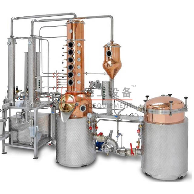 500L Turnkey distillation equipment mash tun for Gin Vodka Whisky Brandy Rum Distillery