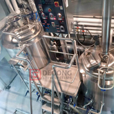 700L 6BBL Manual Operation Craft Beer Brewhouse Equipment Mash/wort Kettle Beer Supply Near Me 