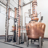 53 Gallon (200L) Distilling Equipment Manufacturers Copper Vadka Gin Whisky Brandy Distillery Equipment for Distiling Alcohol 