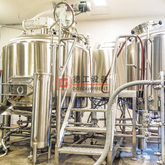 Brewery Plant 10HL commercial Stainless Steel Craft Beer turnkey brewing system Equipment in Slovenia